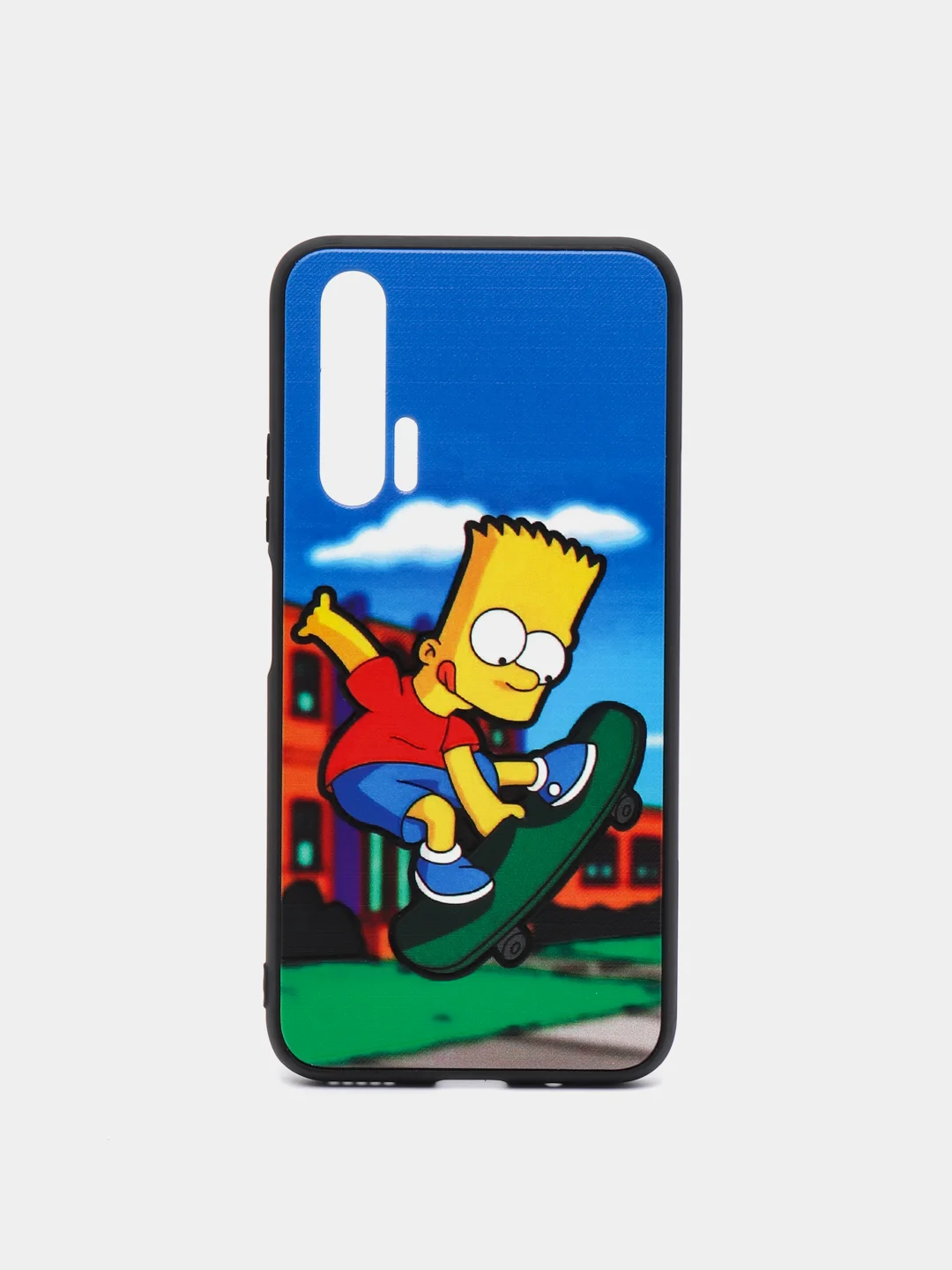 Голубой чехол с рисунком на Honor 20 Pro (Хонор 20 Про)
