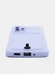 Лавандовый чехол Samsung Galaxy A33, Самсунг Галакси А33 5G силиконовый, с карманом для карты