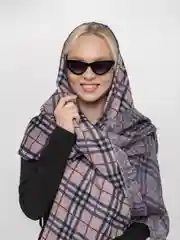 Бронзовый палантин кашемировый