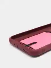 Бордовый чехол Xiaomi Redmi 10A / 9C, Сяоми Редми 10А / 9С, с карманом для карты, силиконовый