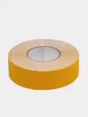 Желтый лента против скольжения клеящая