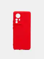 Красный чехол с защитой камеры и бархатом внутри XIAOMI 12 PRO
