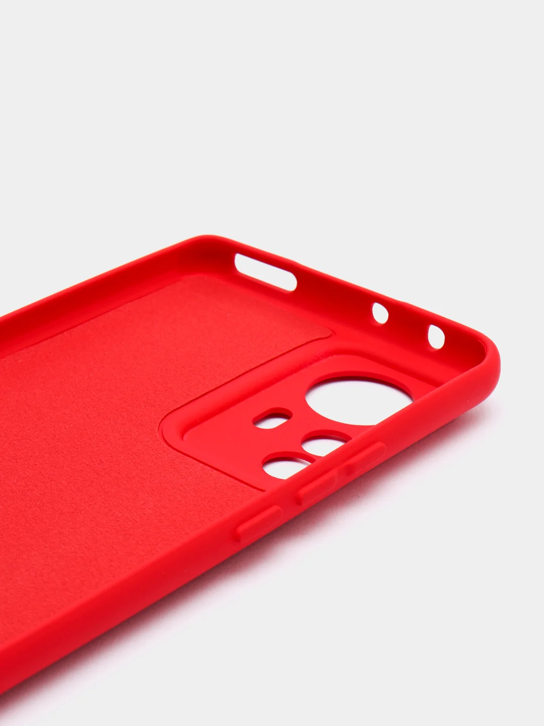 Красный чехол с защитой камеры и бархатом внутри XIAOMI 12 PRO