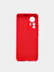 Красный чехол с защитой камеры и бархатом внутри XIAOMI 12 PRO