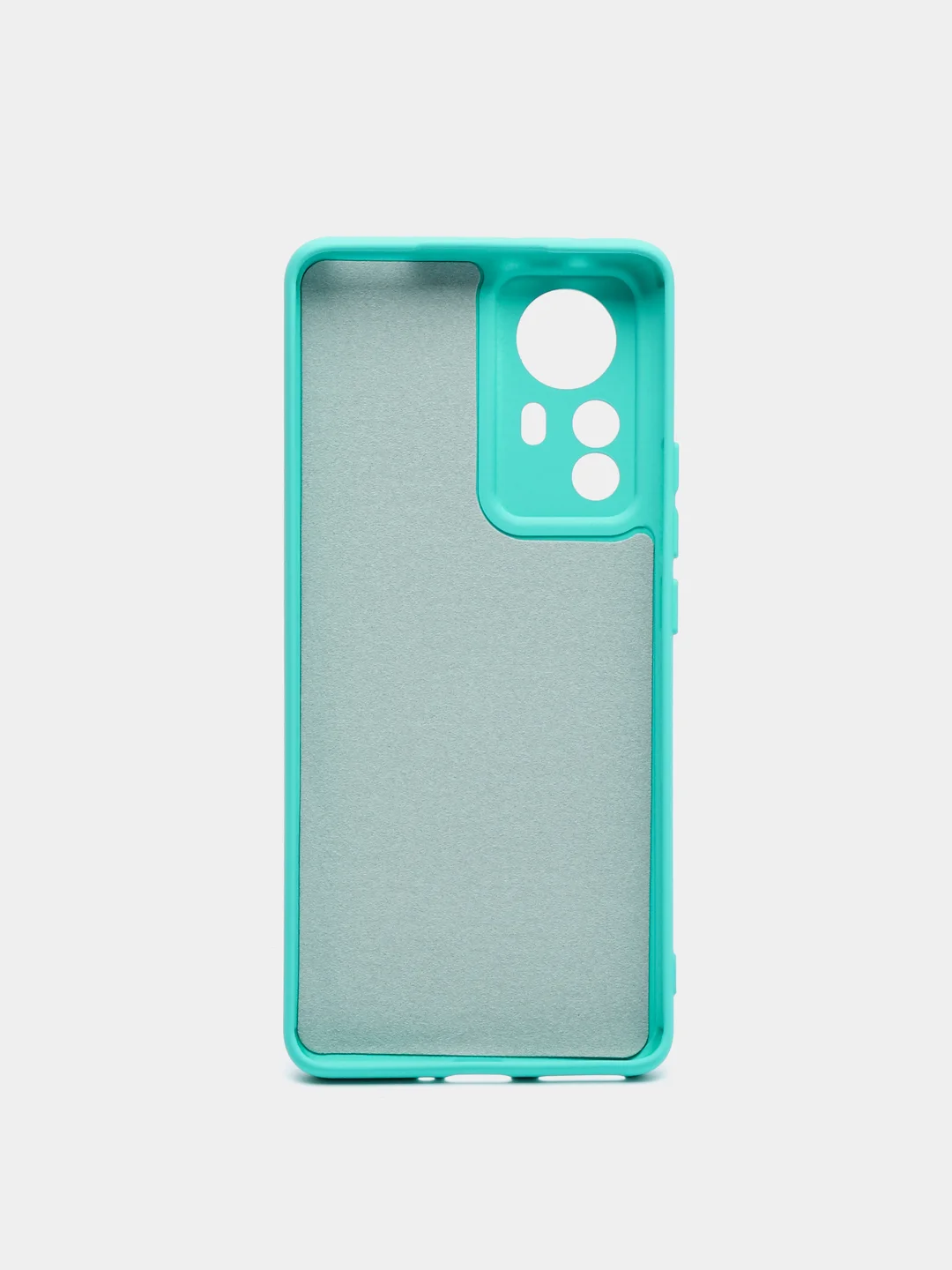 Мятный чехол с защитой камеры и бархатом внутри XIAOMI 12 PRO