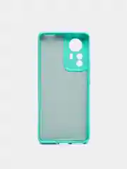 Мятный чехол с защитой камеры и бархатом внутри XIAOMI 12 PRO
