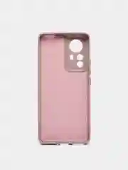 Бежевый чехол с защитой камеры и бархатом внутри XIAOMI 12 PRO