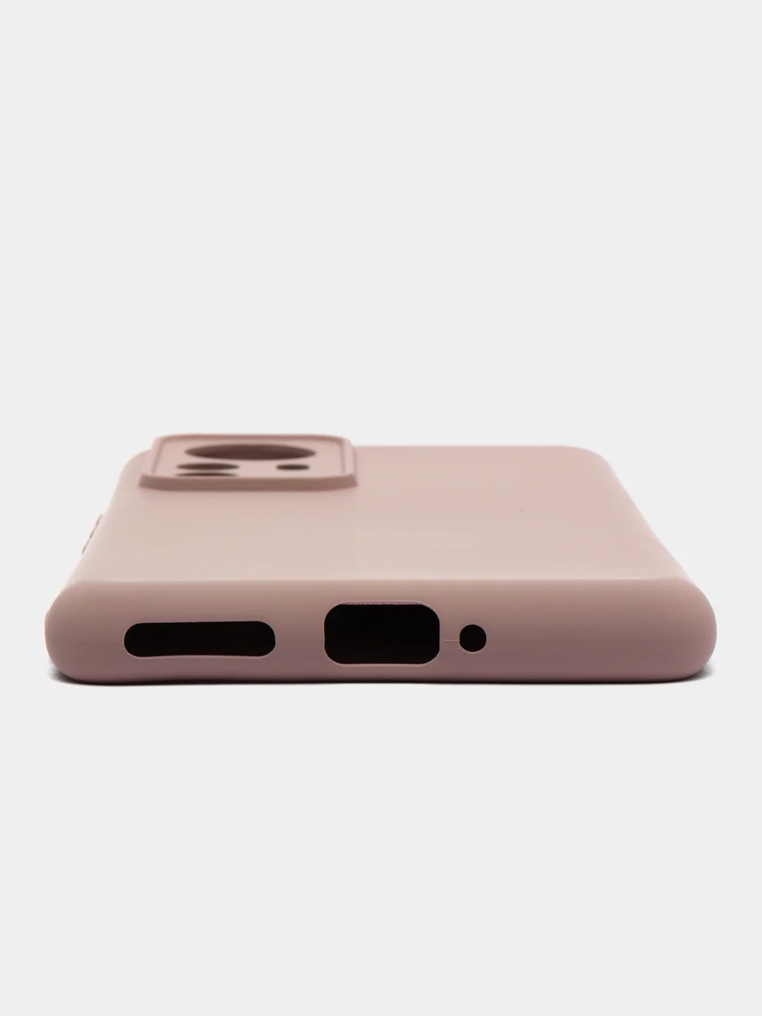Бежевый чехол с защитой камеры и бархатом внутри XIAOMI 12 PRO