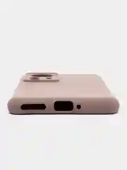 Бежевый чехол с защитой камеры и бархатом внутри XIAOMI 12 PRO