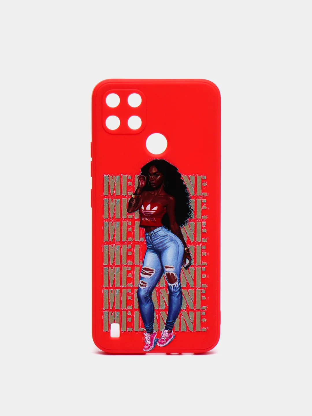 Красный чехол Realme C21Y