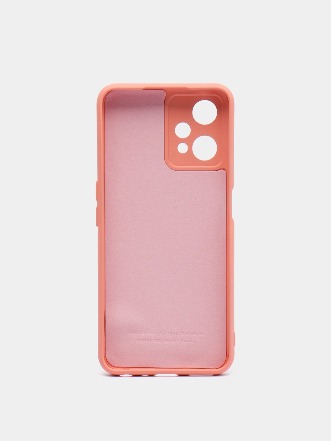 Бежевый чехол с защитой камеры и бархатом внутри Realme 9 PRO / Realme 9 5g / Realme Q5