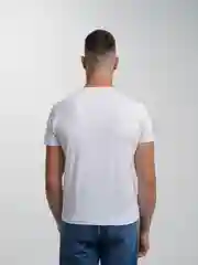 Белый футболка мужская из хлопка