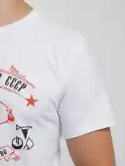 Кремовый футболка мужская