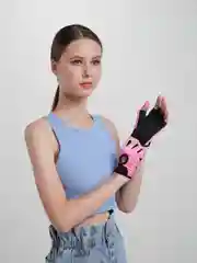 Розовый перчатки спортивные, перчатки для тренировок, велоперчатки, перчатки для фитнеса