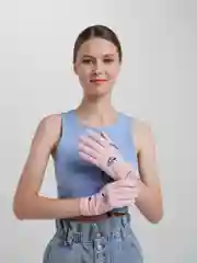 Розовый перчатки спортивные, для фитнеса