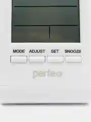Белый часы-метеостанция Perfeo "Angle", 2 цвета