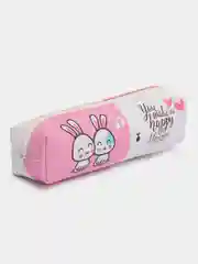 Пастельно-коралловый пенал школьный