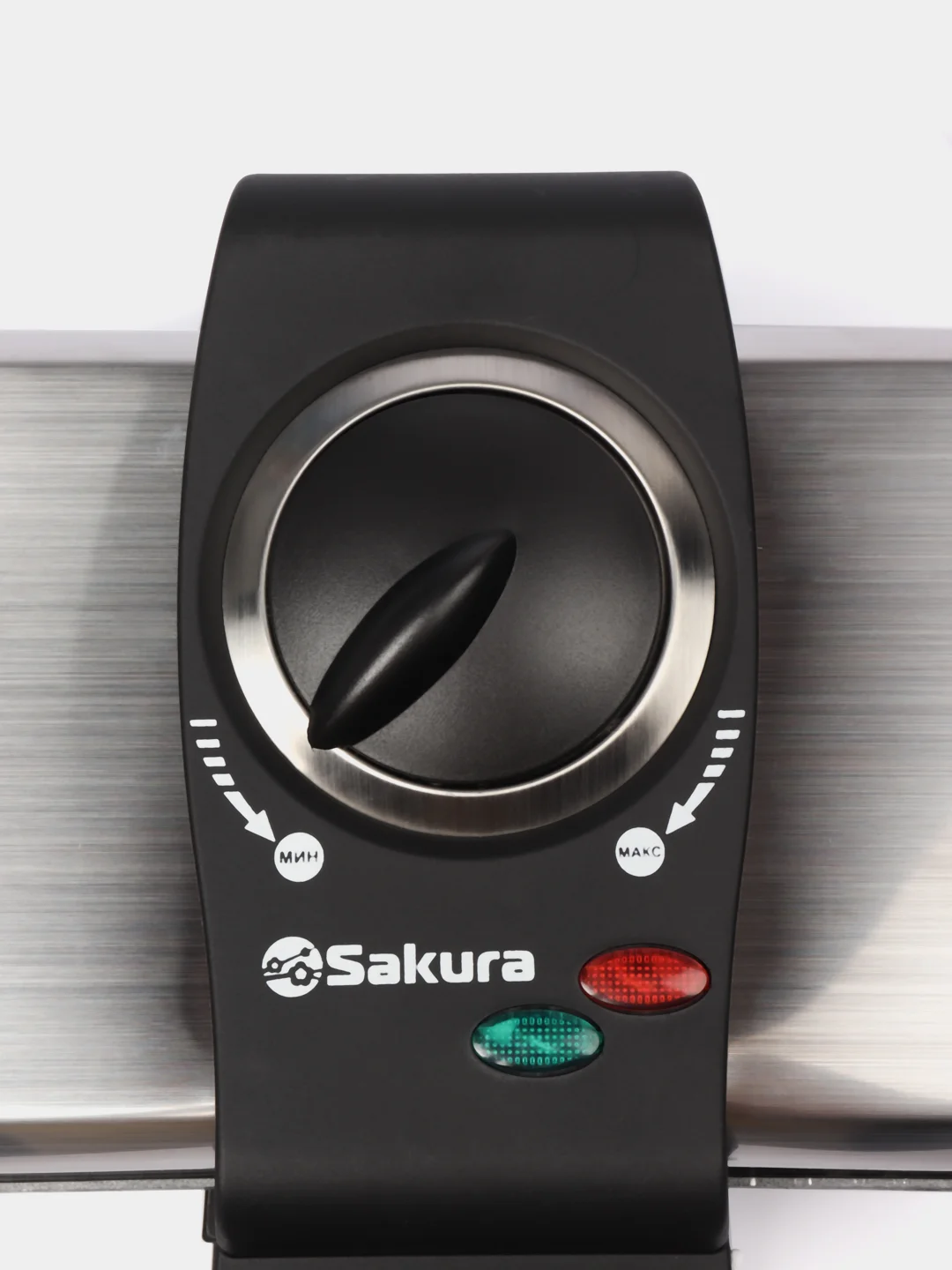 Серый металлик вафельница Sakura SA-7405T венские вафели