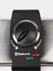 Серый металлик вафельница Sakura SA-7405T венские вафели