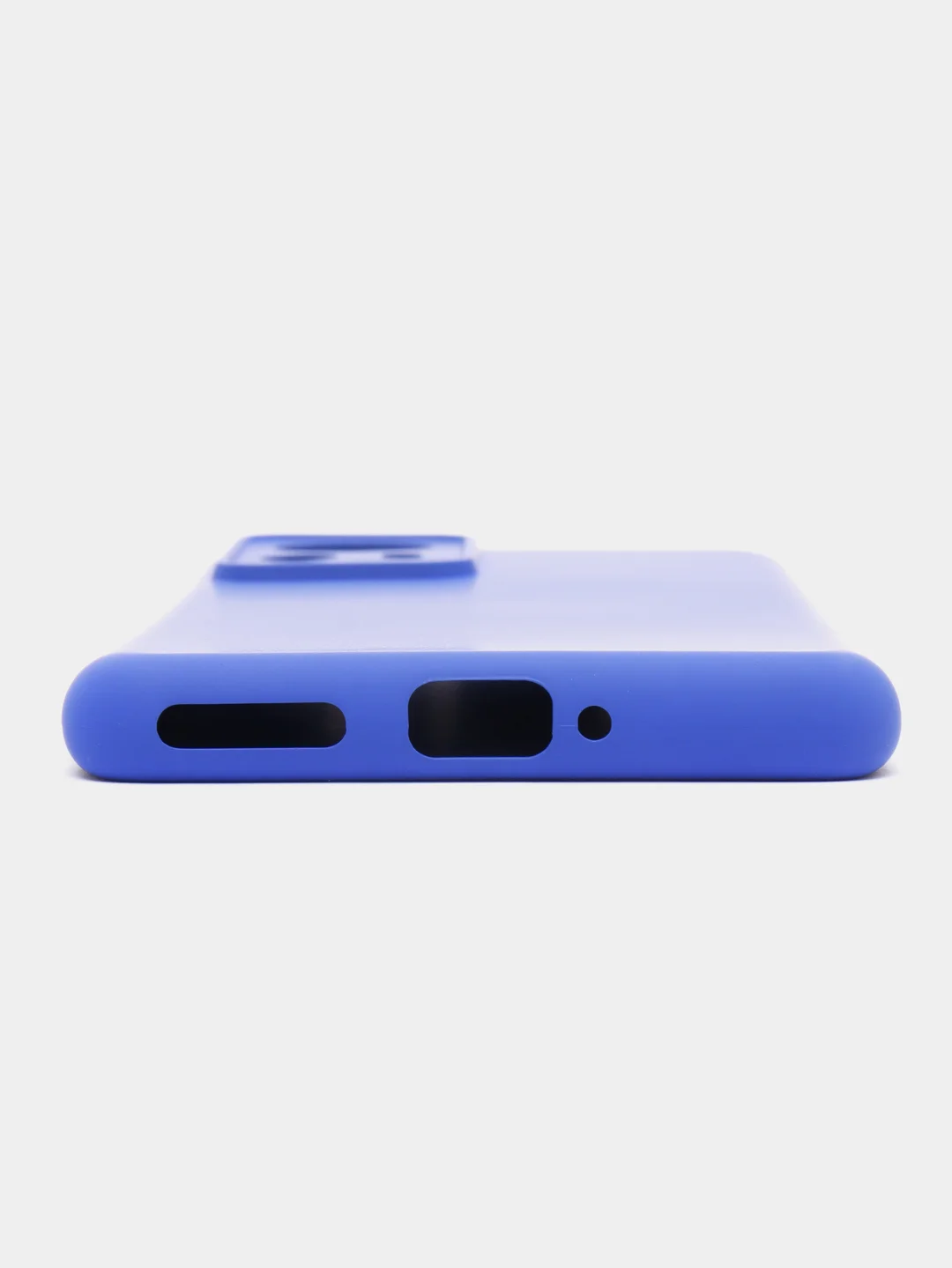 Синий чехол с защитой камеры и бархатом внутри XIAOMI 12 PRO