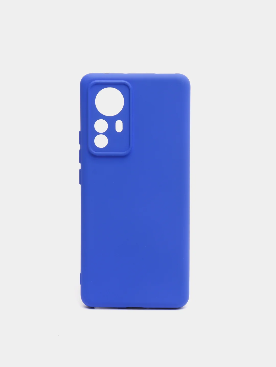 Синий чехол с защитой камеры и бархатом внутри XIAOMI 12 PRO