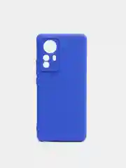 Синий чехол с защитой камеры и бархатом внутри XIAOMI 12 PRO