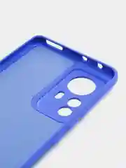 Синий чехол с защитой камеры и бархатом внутри XIAOMI 12 PRO