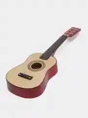 Белый гитара, детская шестиструнная с медиатором, развивающая