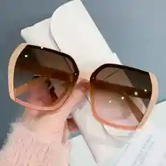 Шоколадный очки женские солнцезащитные, цветные, винтажные
