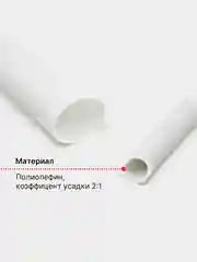 Белый защита кабеля от излома, термоусадка для провода зарядки айфон, 2 штуки
