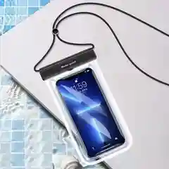 Черный чехол для телефона водонепроницаемый
