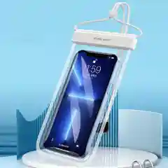 Белый чехол для телефона водонепроницаемый