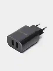 Черный сетевое зарядное устройство BOROFONE BN2 + кабель Type-C / Lightning/ Micro, 2 USB