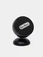 Черный автомобильный магнитный держатель для телефона Go-Des GD-HD669, металлический