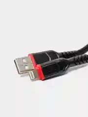 Черный usb-кабель HOCO X59 для зарядки и передачи данных Lightning/Micro USB/Type-C, 2.4A, 1 м
