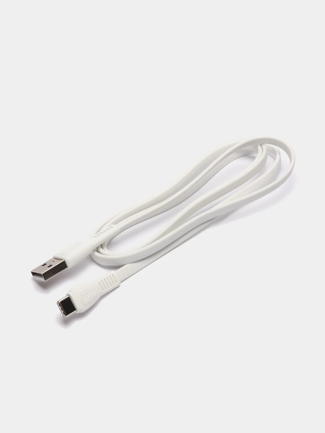 Белый usb-кабель HOCO X40 для зарядки и передачи данных Lightning/Micro USB/Type-C, 2.4A, 1 м