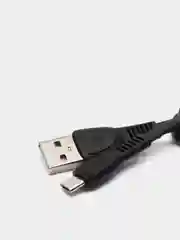 Черный usb-кабель HOCO X40 для зарядки и передачи данных Lightning/Micro USB/Type-C, 2.4A, 1 м
