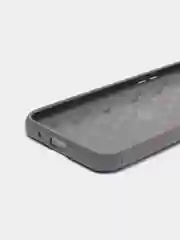 Серый чехол Samsung A01 со вставками под карбон