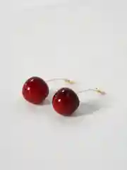 Багровый серьги "Черешня"