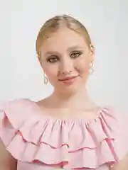 Золотой серьги кольца с жемчугом