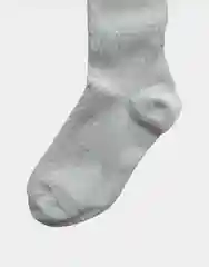 Колготки детские школьные, белые, ажурные