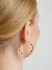 Золотой серьги Кольца фактурные