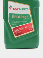 Моторное масло Татнефть Прогресс SAE 10W-40. Полусинтетическое. 1 л