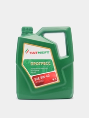 Моторное масло Татнефть Прогресс SAE 5W-40. Полусинтетическое. 4 л