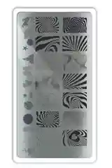 Черный пластина для стемпинга Runail Professional