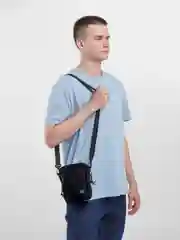 Черный сумка мужская, через плечо