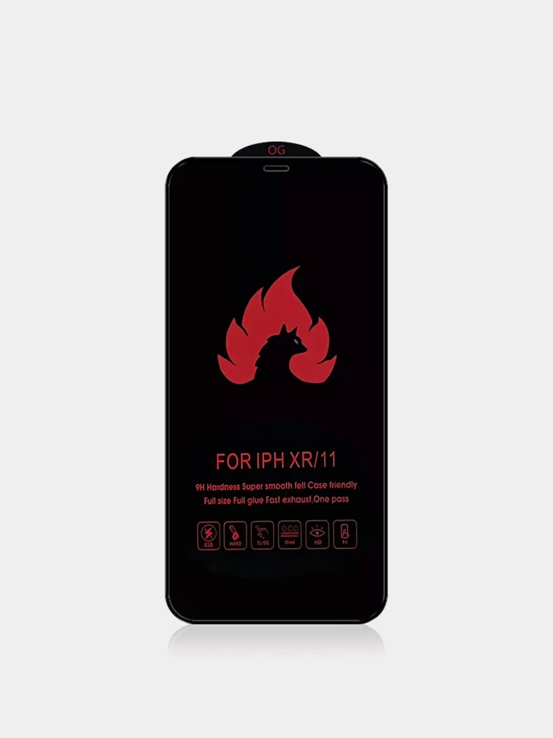 Стекло для iPhone 11/ Xr FireFox Антистатическое