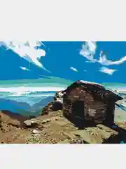 Картина  по номерам на холсте с подрамником 50x40 "На вершине мира"