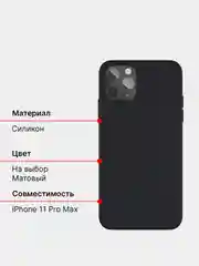 Чехол iPhone 11, 11 Pro, 11 Pro max, силиконовый