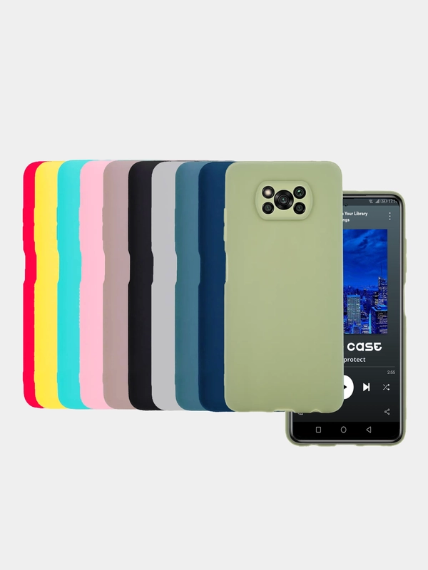 Чехол на Xiaomi Poco X3, Poco M3 силиконовый